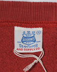 John Gluckow (ジョン・グラッコー) 針抜きスウェット JG-CS24 The Albert Sweat “Army AA” レッド