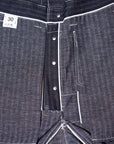 John Gluckow (ジョン・グラッコー) デニムワークパンツ JG-01S “1910s Netmaker's Trousers” ストライプデニム