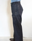 John Gluckow (ジョン・グラッコー) デニムワークパンツ JG-01S “1910s Netmaker's Trousers” ストライプデニム