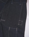 John Gluckow (ジョン・グラッコー) デニムワークパンツ JG-01S “1910s Netmaker's Trousers” ストライプデニム