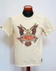DELUXEWARE (デラックスウエア) 半袖Tシャツ BRGX-262 "EAGLE BRAND" アッシュイエロー