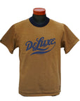 DELUXEWARE (デラックスウエア) 半袖Tシャツ BRGX-263 "DELUXE" DD.マスタード