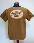 DELUXEWARE (デラックスウエア) 半袖Tシャツ BRGX-263 "DELUXE" DD.マスタード