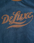 DELUXEWARE (デラックスウエア) 半袖Tシャツ BRGX-263 "DELUXE" コーラルネイビー