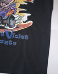 Pherrow's (フェローズ) 半袖Tシャツ 26S-PT8 "Violent Violet Volante" S.ブラック