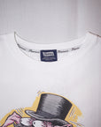 Pherrow's (フェローズ) 半袖Tシャツ 26S-PT8 "Violent Violet Volante" ホワイト