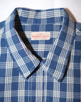UNION SUPPLY (ユニオンサプライ) パラカジャケット US15902 "PALAKACHECK SHIRT BLOUSE" ネイビー・ワンウォッシュ