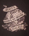 DALEE'S (ダリーズ) 半袖Tシャツ DLSR-003 "DALEES WORLD" BRG.レッド