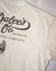 DALEE'S (ダリーズ) 半袖Tシャツ DLSR-003 "DALEES WORLD" ナチュラル