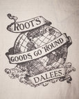 DALEE'S (ダリーズ) 半袖Tシャツ DLSR-003 "DALEES WORLD" ナチュラル