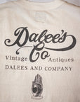 DALEE'S (ダリーズ) 半袖Tシャツ DLSR-003 "DALEES WORLD" ナチュラル