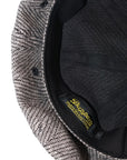 Dapper's (ダッパーズ) キャスベレー 1862 "Classical Linen Casberet" ブラックミックスヘリンボーン