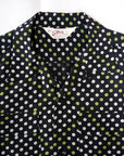 STAR OF HOLLYWOOD (スターオブハリウッド) 長袖オープンシャツ SH29709 "POLKA DOT" ブラック