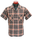 DELUXEWARE (デラックスウエア) 半袖シャツ LV-35S "1960s S/S CHECK SHIRT" ブラック