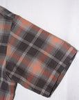 DELUXEWARE (デラックスウエア) 半袖シャツ LV-35S "1960s S/S CHECK SHIRT" ブラック