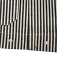 BUZZ RICKSON'S (バズリクソンズ) ユーティリティージャケット BR15303 "U.S. NAVY WWⅡ UTILITY HICKORY JACKET" ヒッコリーストライプ