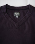 DALEE'S (ダリーズ) Vネック・半袖Tシャツ SAT-V30 "OLD SHALLOW NECK" DD.パープル
