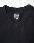 DALEE'S (ダリーズ) Vネック・半袖Tシャツ SAT-V30 "OLD SHALLOW NECK" ブラック
