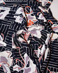SUN SURF (サンサーフ) 長袖ハワイアンシャツ SS29605 "WHITE GINGER" ブラック