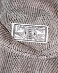 Dapper's (ダッパーズ) リネンイージーパンツ 1867 "Classical Herringbone Linen Easy Pants" ブラックミックス・ヘリンボーン