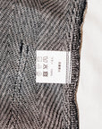 Dapper's (ダッパーズ) リネンイージーパンツ 1867 "Classical Herringbone Linen Easy Pants" ブラックミックス・ヘリンボーン