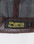 Dapper's (ダッパーズ) キャスケット 1872 "Classical Casquette TypeB" インディゴピンチェック