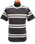 WARE HOUSE (ウエアハウス) 半袖ボーダーTシャツ 4113 スミクロ