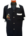 TAILOR TOYO (テーラー東洋) 半袖スカシャツ TT39699 "JAPAN MAP" ブラック