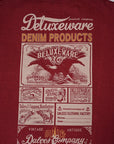 DELUXEWARE (デラックスウエア) 半袖Tシャツ BRG-DD5 "DELUXEWARE & DALEE'S" クリムゾンレッド