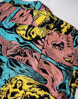 サンサーフ・スペシャルエディション 半袖ハワイアンシャツ SS39673 "GAUGUIN WOODCUT MYSTIC" ブラック