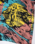 サンサーフ・スペシャルエディション 半袖ハワイアンシャツ SS39673 "GAUGUIN WOODCUT MYSTIC" ブラック
