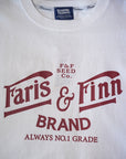 Pherrow's (フェローズ) 半袖Tシャツ 26S-PT20 "Faris & Finn" ホワイト