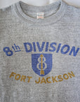 WARE HOUSE (ウエアハウス) Tシャツ 4601 "FORT JACKSON" 杢グレー