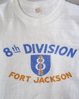 WARE HOUSE (ウエアハウス) Tシャツ 4601 "FORT JACKSON" オフ