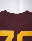 WARE HOUSE (ウエアハウス) 7分袖フットボールTシャツ 4063 "NO.70" ボルドー