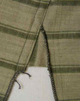 WARE HOUSE (ウエアハウス) 長袖ワークシャツ 3027 "FULL OPEN CHECK SHIRTS" カーキ