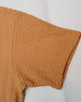 DALEE'S (ダリーズ) Vネック・半袖Tシャツ "FOX KNIT (フォックスニット)" ...30s CLASSIC KNIT ブラウン.C
