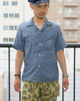 JELADO (ジェラード) 半袖オープンカラーシャツ SG52122 "Westcoast Shirts (ウエストコーストシャツ)" インディゴ