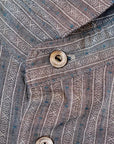 DALEE'S (ダリーズ) 6分袖ワークシャツ "Raila (レイラ)" ...20s 3/5 SLEEVE インディゴドギー