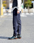 DALEE'S (ダリーズ) 長袖ドレスシャツ "CALICO.D (キャラコ.D) with COLLER No.4" ホワイトストライプ