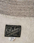 DALEE'S (ダリーズ) Vネック・スウェット "Antique.SW (アンティークスウェット)" ...10s Antique Sweat Shirt ラフ杢グレー