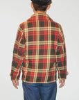 DELUXEWARE (デラックスウエア) マッキーノジャケット 109XX "FIELD NEL-ALL" BLK.CK