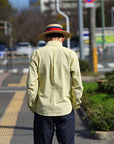 DALEE'S (ダリーズ) 長袖ドレスシャツ "CALICO.C (キャラコ.C) with COLLER No.2" クールイエロー