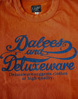 DELUXEWARE (デラックスウエア) 半袖Tシャツ BRG-DD3A "DELUXEWARE & DALEE'S" オレンジ