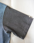 WARE HOUSE (ウエアハウス) 半袖オープンカラーシャツ 3091 "S/S OPEN COLLAR SHIRTS" コンビシャンブレー