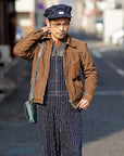 Dapper's (ダッパーズ) ミニショルダーバッグ 1530 "Horsehide Leather Mini Shoulder Bag" 青碧ブルー