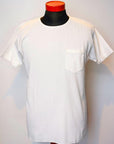 Dapper's (ダッパーズ) クルーネック・半袖Tシャツ 1561 "Early American Style Crew Neck Tee" ホワイト
