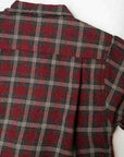 DALEE'S (ダリーズ) 長袖オープンカラーシャツ "WALES CHECK (ウェールズチェック)" ...30s Wales Check Shirt ワイン
