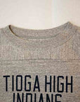 WARE HOUSE (ウエアハウス) 7分袖フットボールTシャツ 4063 "TIOGA HIGH" 杢グレー