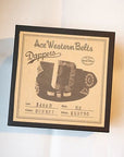 Dapper's(ダッパーズ) × ACE WESTERN BELTS(エースウエスタンベルト) スタッズベルト 1488B "Denver 1930’s Style Studs Belt" ラセット